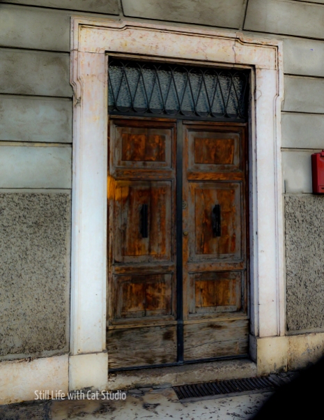 Old Brown Door
